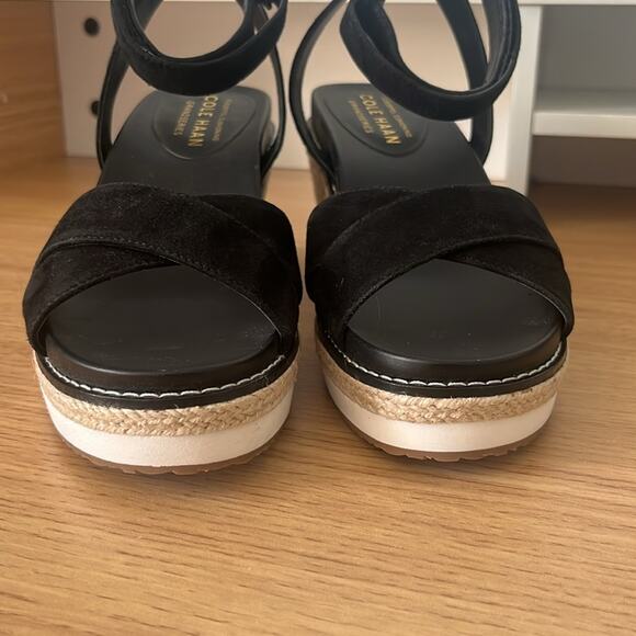 Womens Cole Haan Espadrille Wedge Ssandal Size 6.5 - Picture 7 of 16